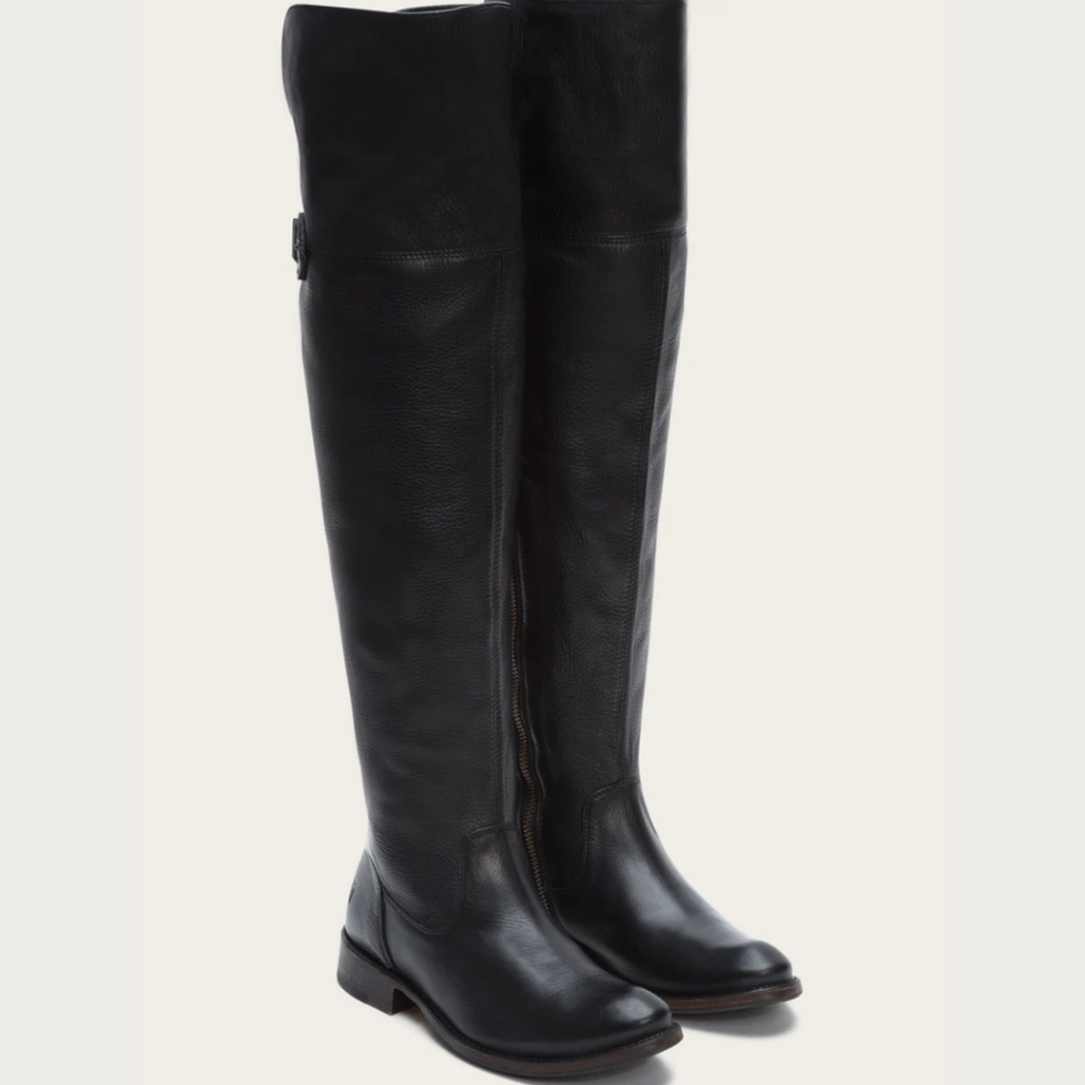 Frye Shirley OTK leather boots in 5.5